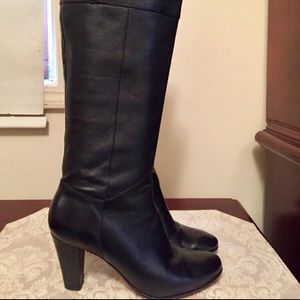 Kate Spade Belinda Goat Leather Heel Boots Sz 7.5